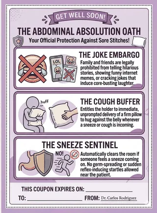 Post-Op Abdominal Absolution Oath coupon
