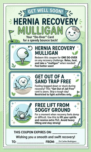Post-Op Mulligan golf pass coupon